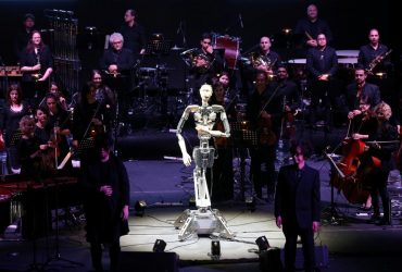 Robot conducting opera in UAE