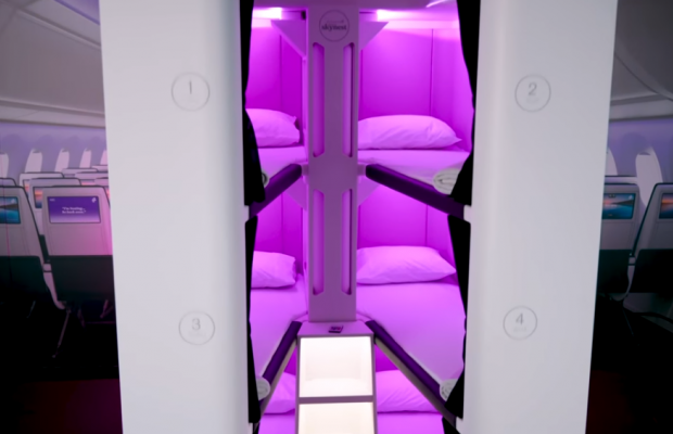 Air New Zealand встановить в літаках модулі для відпочинку (відео)