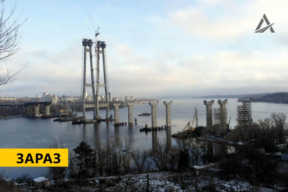 Будівництво моста планується завершити за два роки / фото facebook/Ukravtodor Будівництво моста планується завершити за два роки / фото facebook/Ukravtodor