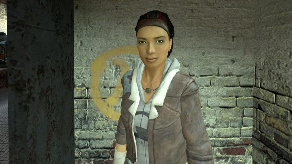 Аликс Вэнс в Half-Life 2 / скриншот