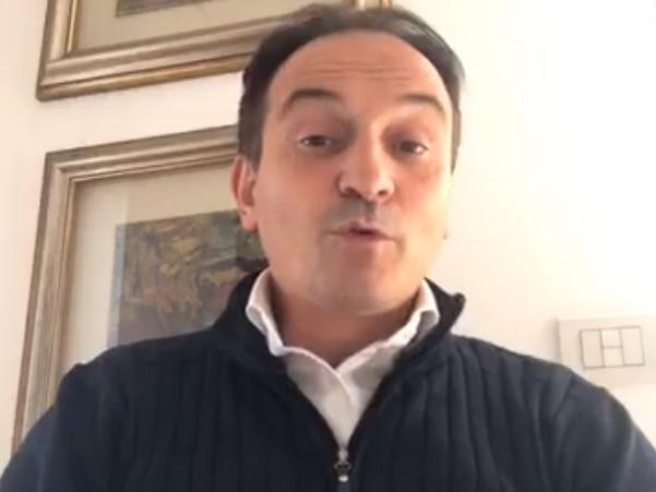 Альберто Чирио записал видеообращение / скриншот Альберто Чирио записал видеообращение / скриншот