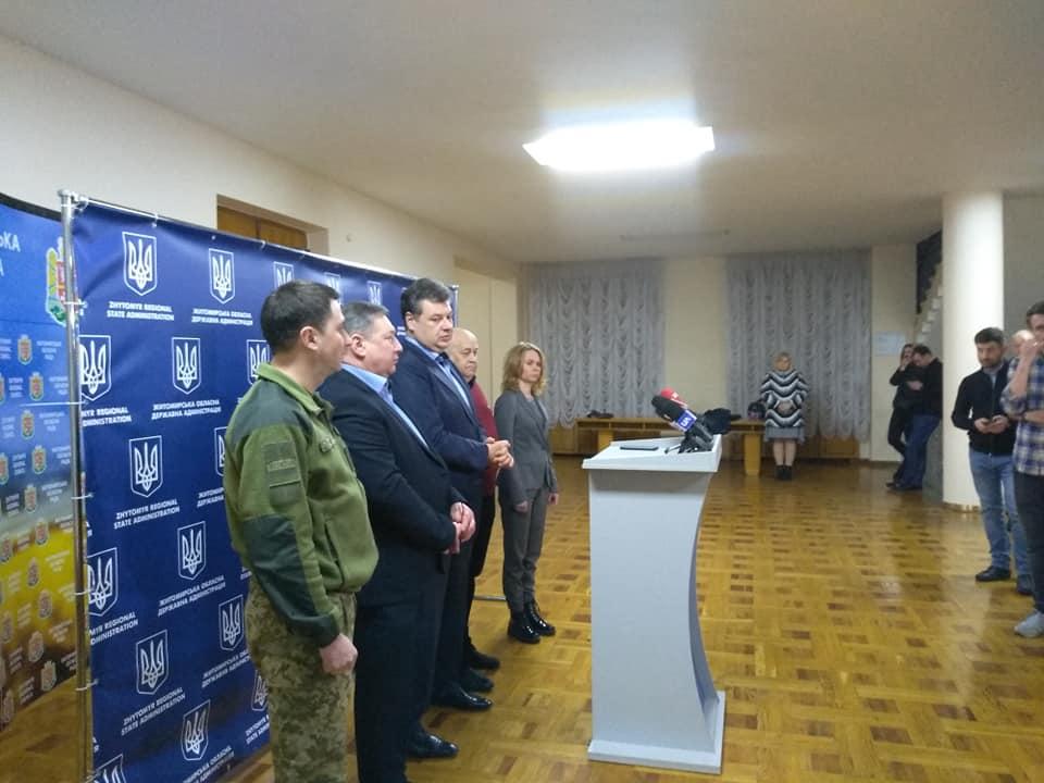 В Житомирской ОГА провели брифинг по коронавирусу / фото УНИАН В Житомирской ОГА провели брифинг по коронавирусу / фото УНИАН