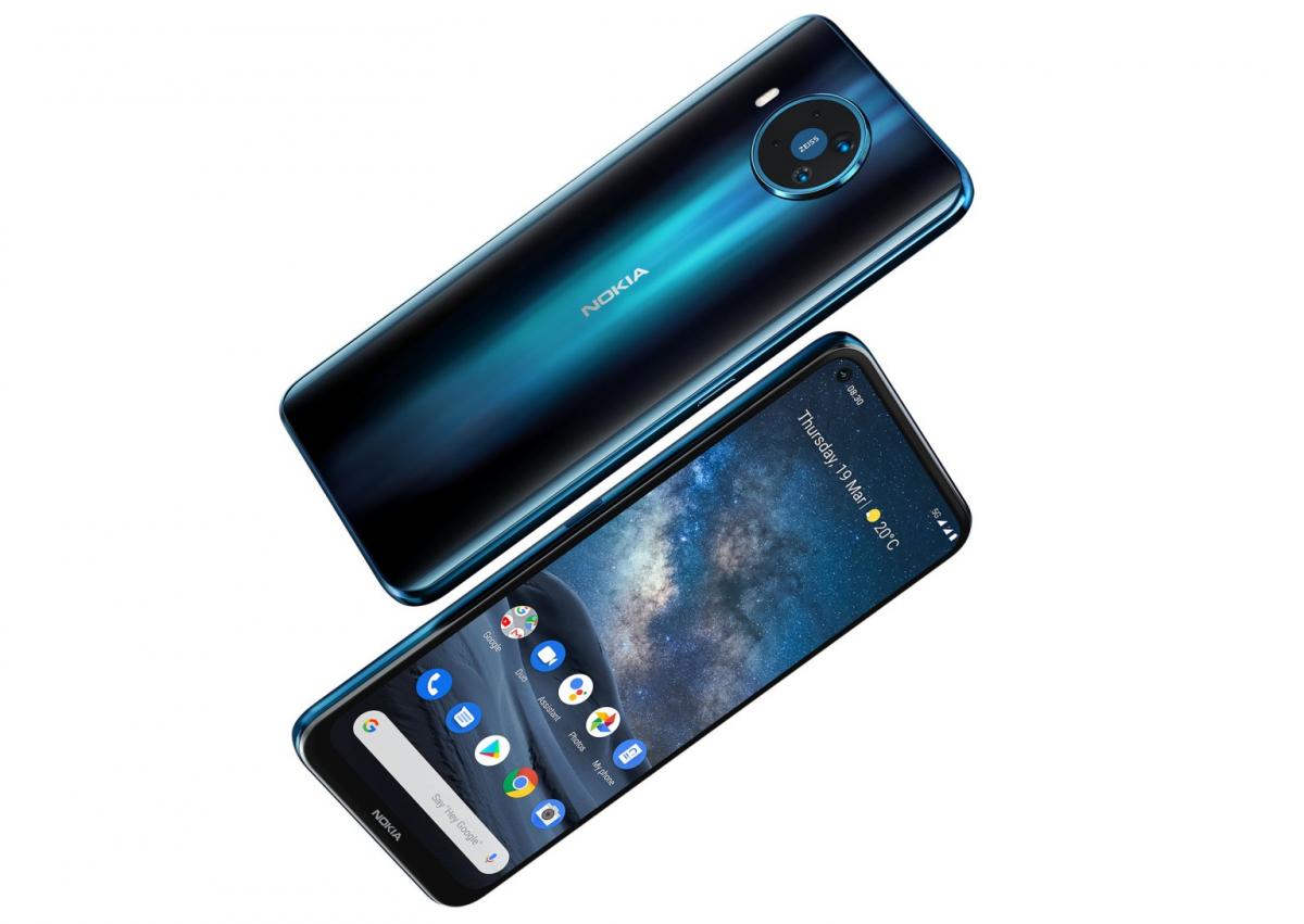 Смартфон Nokia 8.3 5G поступит в продажу летом по цене 599 евро / фото Nokia Смартфон Nokia 8.3 5G поступит в продажу летом по цене 599 евро / фото Nokia