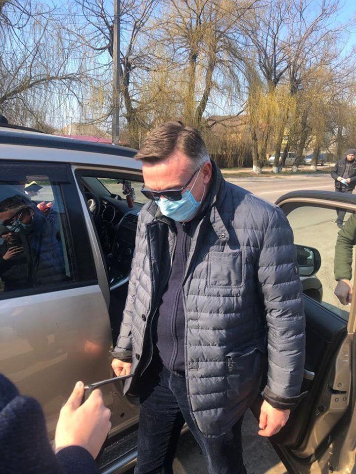 Kozhara pending delivery to the courtroom / Photo from Anton Gerashchenko's Facebook page Kozhara pending delivery to the courtroom / Photo from Anton Gerashchenko's Facebook page