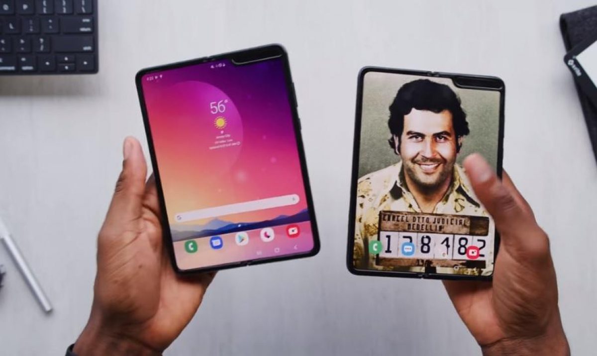 Гибкий смартфон от брата Пабло Эскобара оказался обычным Galaxy Fold с  наклейкой (видео) | УНИАН