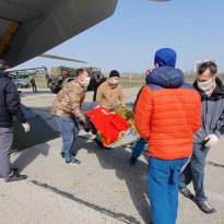 Fourteen soldiers wounded in Donbas delivered by medevac plane to Odesa