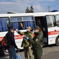 Temperature screening introduced on roads leading to Kyiv