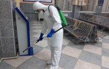Спасатели в химзащите продезинфицировали автовокзалы Черновицкой области (фото)