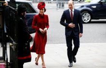 Герцогиня Кембриджська відвідала службу у Вестмінстерському абатстві у старому пальті (фото, відео)