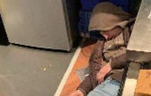 В Британии вор уснул на месте преступления