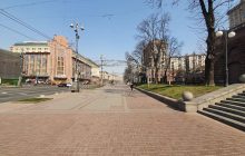Sunny and deserted: Photos of Kyiv streets amid quarantine