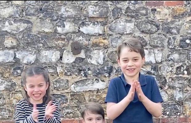 Дети Кейт Миддлтон и принца Уильяма поблагодарили врачей, борющихся с коронавирусом (видео)