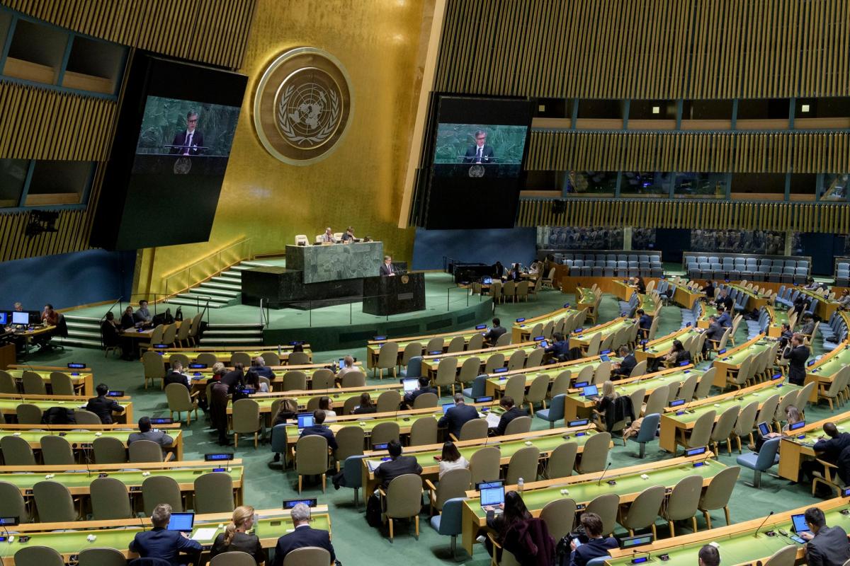 Генасамблея ООН проголосує за мирну резолюцію до річниці війни в Україні / фото facebook.com/UKRinUN Генасамблея ООН проголосує за мирну резолюцію до річниці війни в Україні / фото facebook.com/UKRinUN