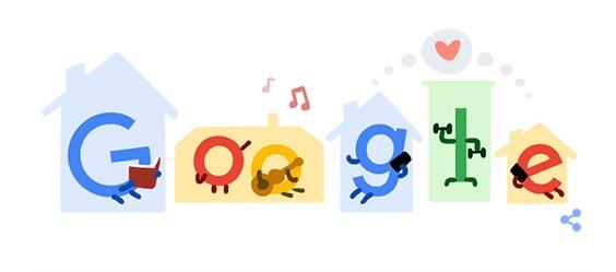 Новый дудл от Google о COVID-19 Новый дудл от Google о COVID-19
