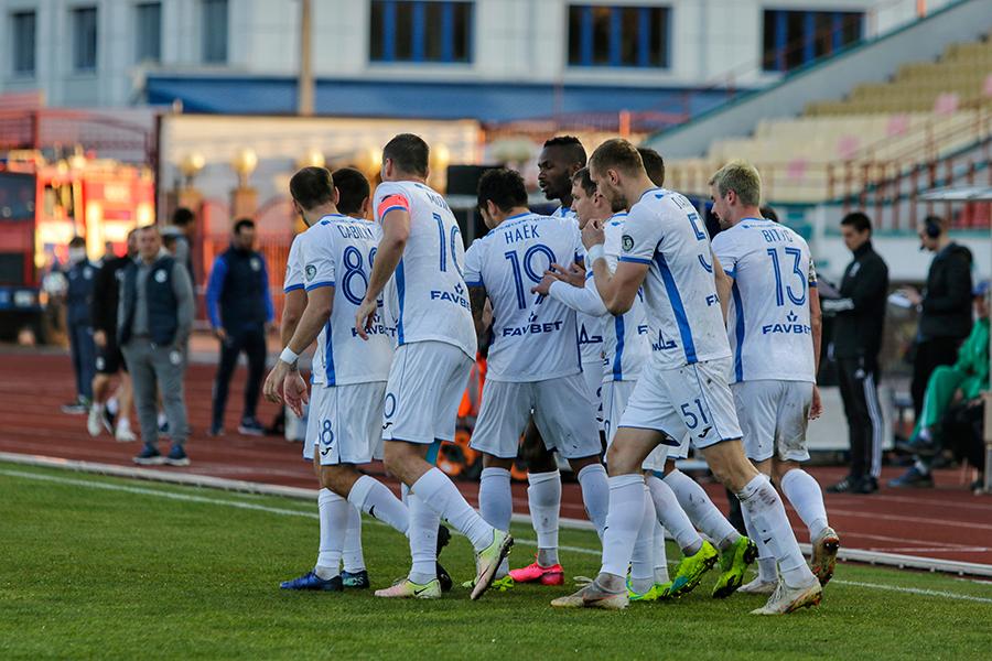 Українці взяли участь в обох голах команди / фото: dynamo-brest.by Українці взяли участь в обох голах команди / фото: dynamo-brest.by