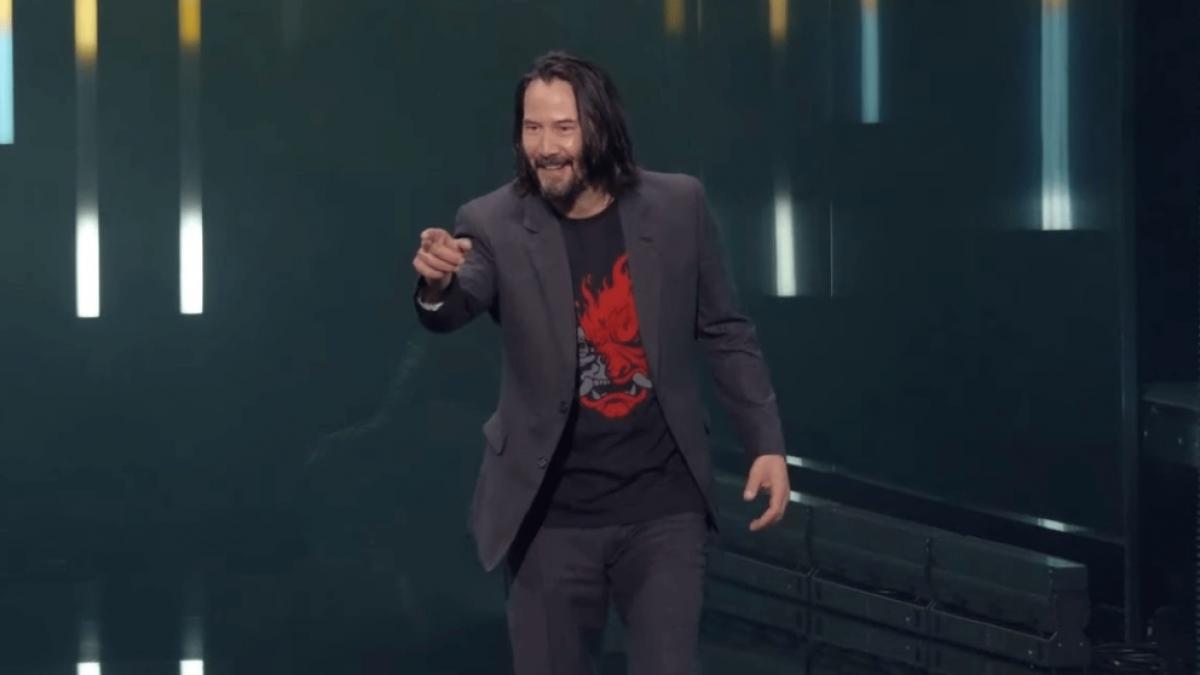 Мем с Киану Ривзом на E3 2019 вышел за рамки игрового сообщества / youtube.com