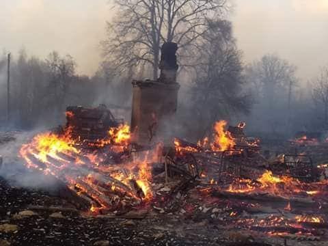 Вогонь знищив десятки будинків / фото ТСН Вогонь знищив десятки будинків / фото ТСН