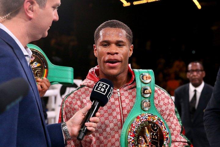 Devin Haney won 24 wins in 24 fights / photo: boxingscene.com