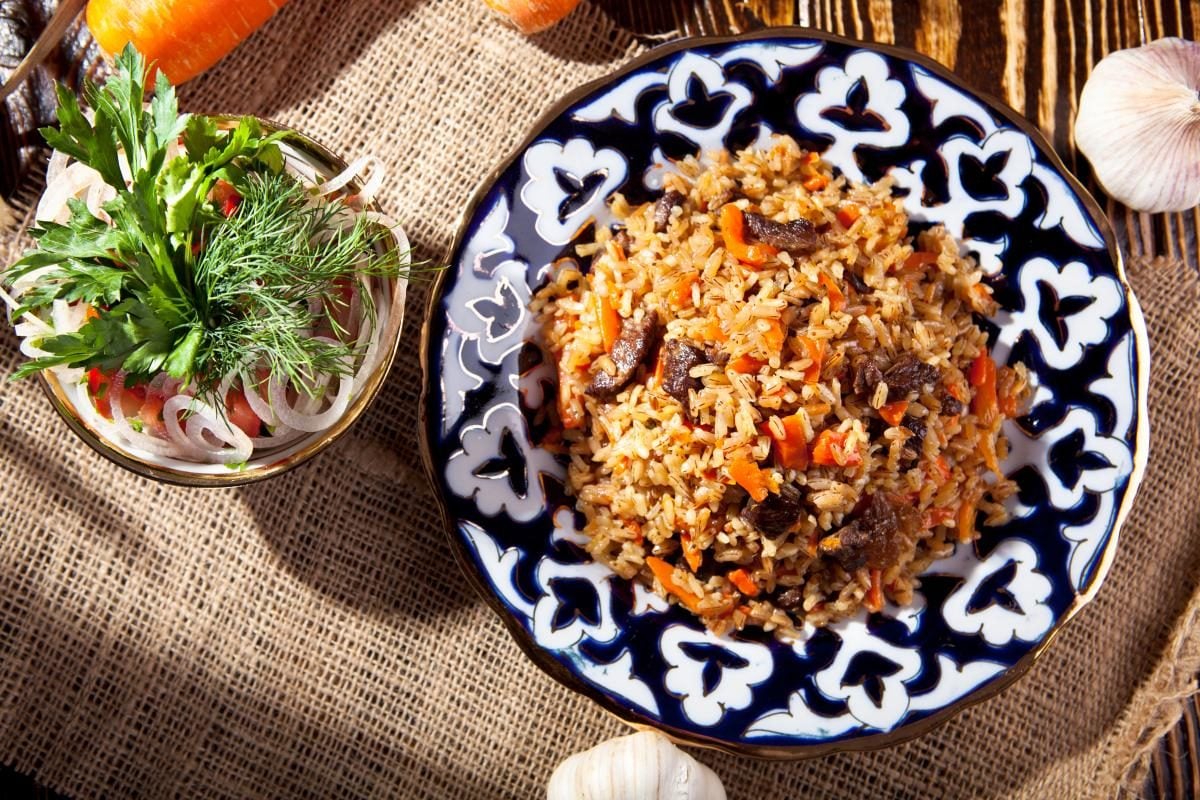 Вкусный Рецепт: Узбекский плов из риса девзира