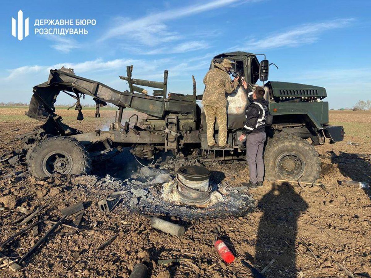 На Херсонщине взорвалась военный грузовик с боеприпасами