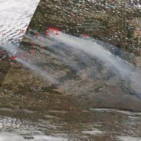 NASA says it sees fires near Chornobyl break out again (Satellite image)