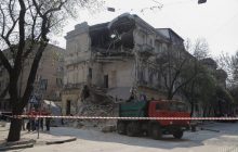 В центре Одессы частично обрушился старинный дом (фото, видео)