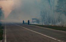 Засуха и ветер не дают потушить пожар в Чернобыльской зоне - ГСЧС