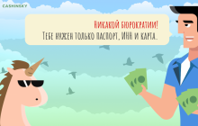 Онлайн кредит от Cashinsky – решение материальных трудностей 24/7