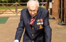99-летний британский ветеран собрал более 8 миллионов евро на помощь медикам