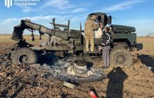 На Херсонщині вибухнула військова вантажівка з боєприпасами