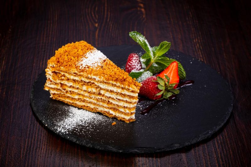 Медовый торт «Идеал» – пошаговый рецепт приготовления с фото