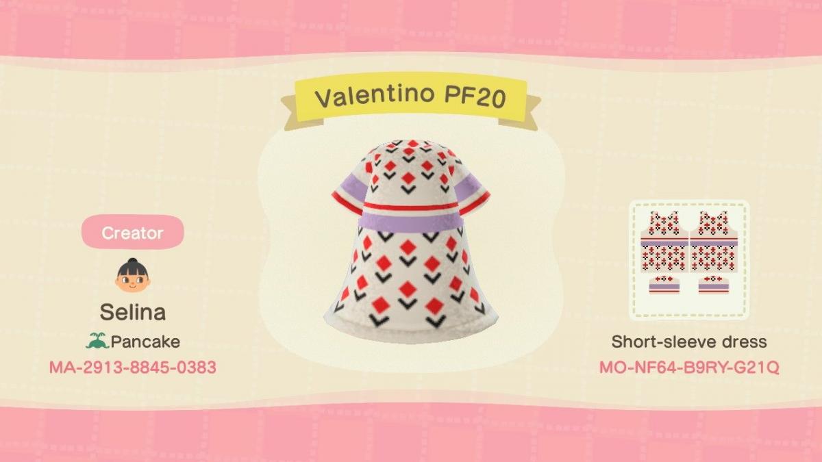 Платье от Valentino для персонажа в игре / twitter.com Платье от Valentino для персонажа в игре / twitter.com