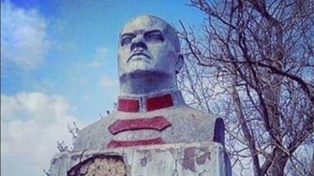 Памятник находился в селе Старокозачьем / Фото: Первый городской Памятник находился в селе Старокозачьем / Фото: Первый городской