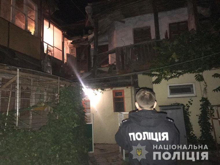 В Одессе снова произошел обвал жилого дома / фото Нацполіція В Одессе снова произошел обвал жилого дома / фото Нацполіція