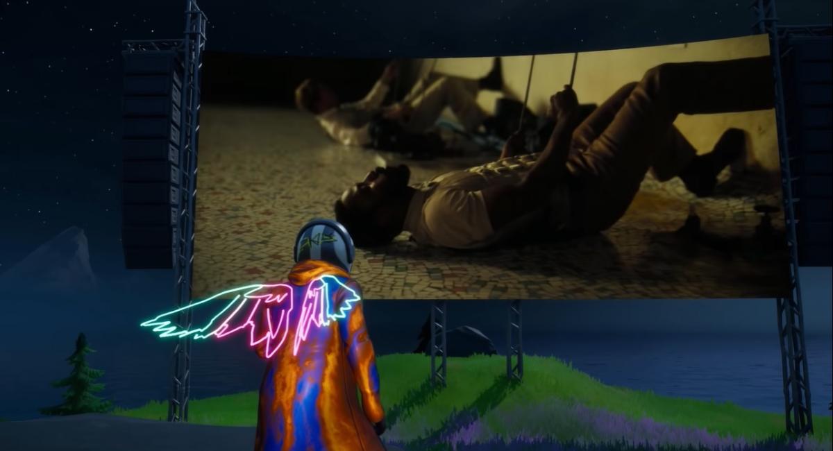Премьера нового трейлера фильма Кристофера Нолана в Fortnite / скриншот Премьера нового трейлера фильма Кристофера Нолана в Fortnite / скриншот