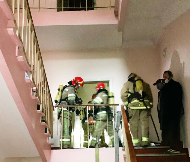 У Києві сталася пожежа в лікарні / Facebook Людмила Антоненко У Києві сталася пожежа в лікарні / Facebook Людмила Антоненко