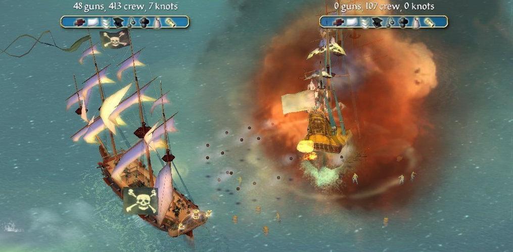 Так выглядят морские сражения в Sid Meier’s Pirates / скриншот