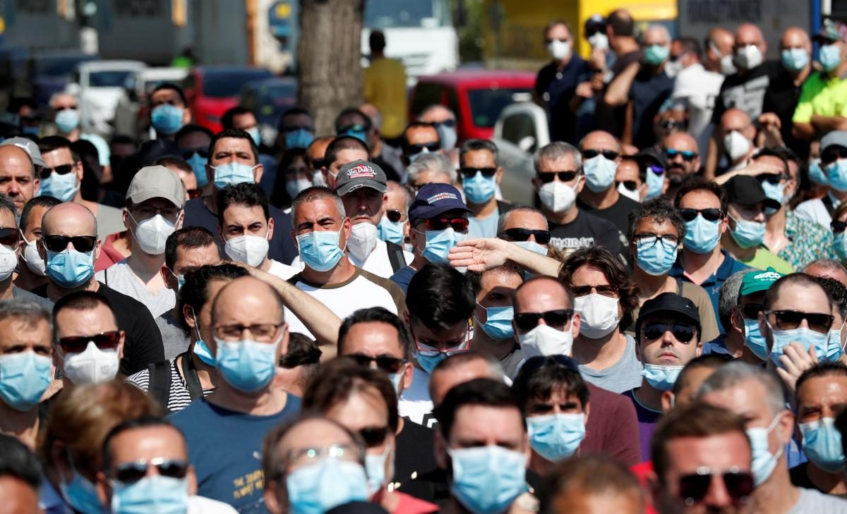 Фото Протести в Барселоні через закриття заводу Nissan 29 травня 2020