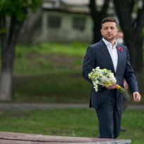 Zelensky commemorates World War II victims on Remembrance Day