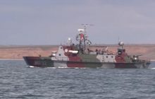 Кораблі та катери ОС показали, як діятимуть у разі наступу в Азовському морі (відео)