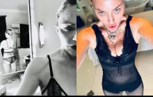 61-летняя Мадонна шокировала фото в полупрозрачном белье