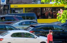 Киевским водителям запретили занимать полосу общественного транспорта