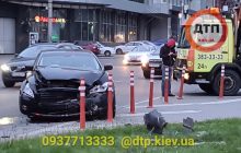 В результате ДТП в центре Киева пострадали двое детей (фото, видео)