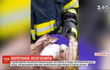 У Херсонській області надзвичайники врятували пташеня лелеки, яке випало з гнізда (відео)