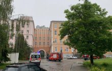 У Києві сталася пожежа в лікарні, де перебувають хворі на коронавірус (фото)