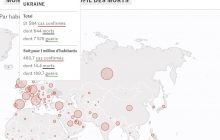 Карту исправили, посольство извинилось: французская газета обновила иллюстрацию с "российским" Крымом