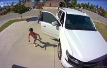 В США 10-летняя девочка повергла в шок грабителя (видео)
