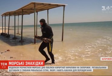 Перед купальним сезоном водолази розчистили морське дно поблизу курортної Кирилівки