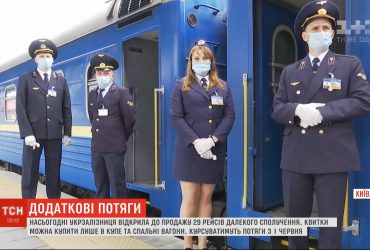 "Укрзалізниця" продаж квитків на ще 15 рейсів далекого сполучення