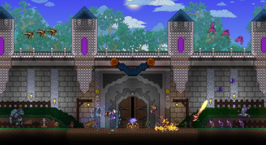 Після виходу оновлення в Terraria грали майже півмільйона людей